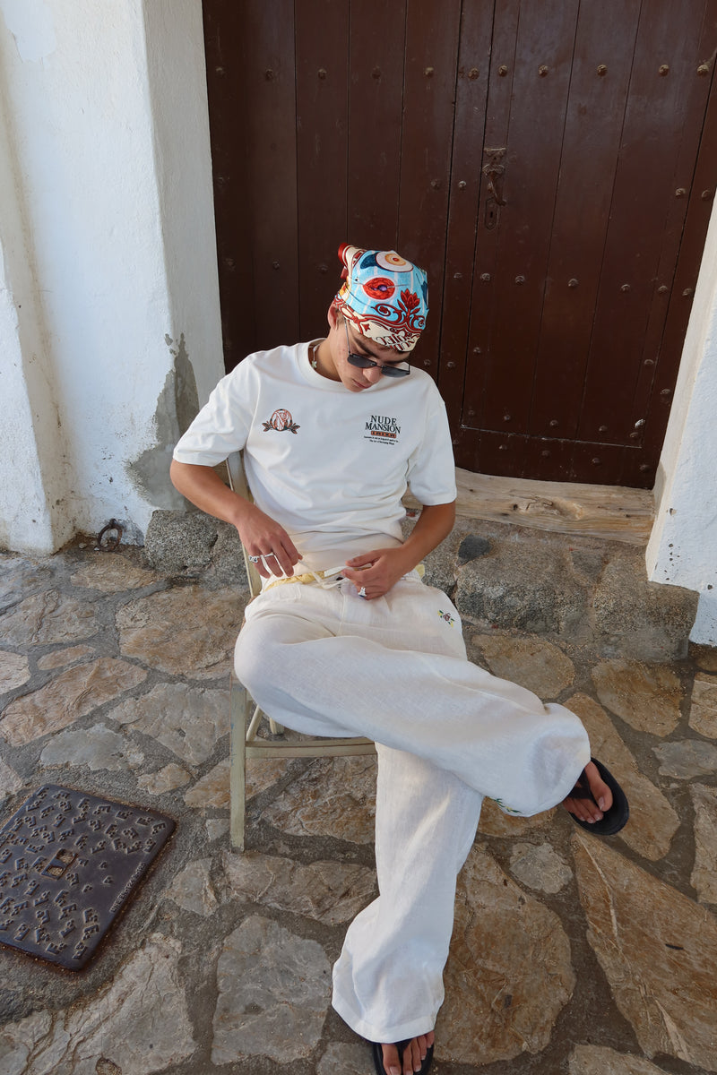 Kimchi Linen Pants White