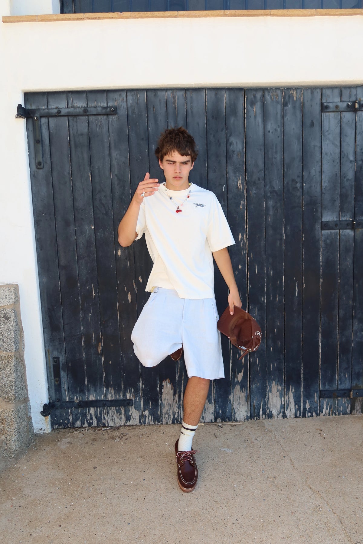 Kimchi Linen Shorts Baby Blue