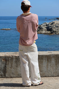 Kimchi Linen Pants White