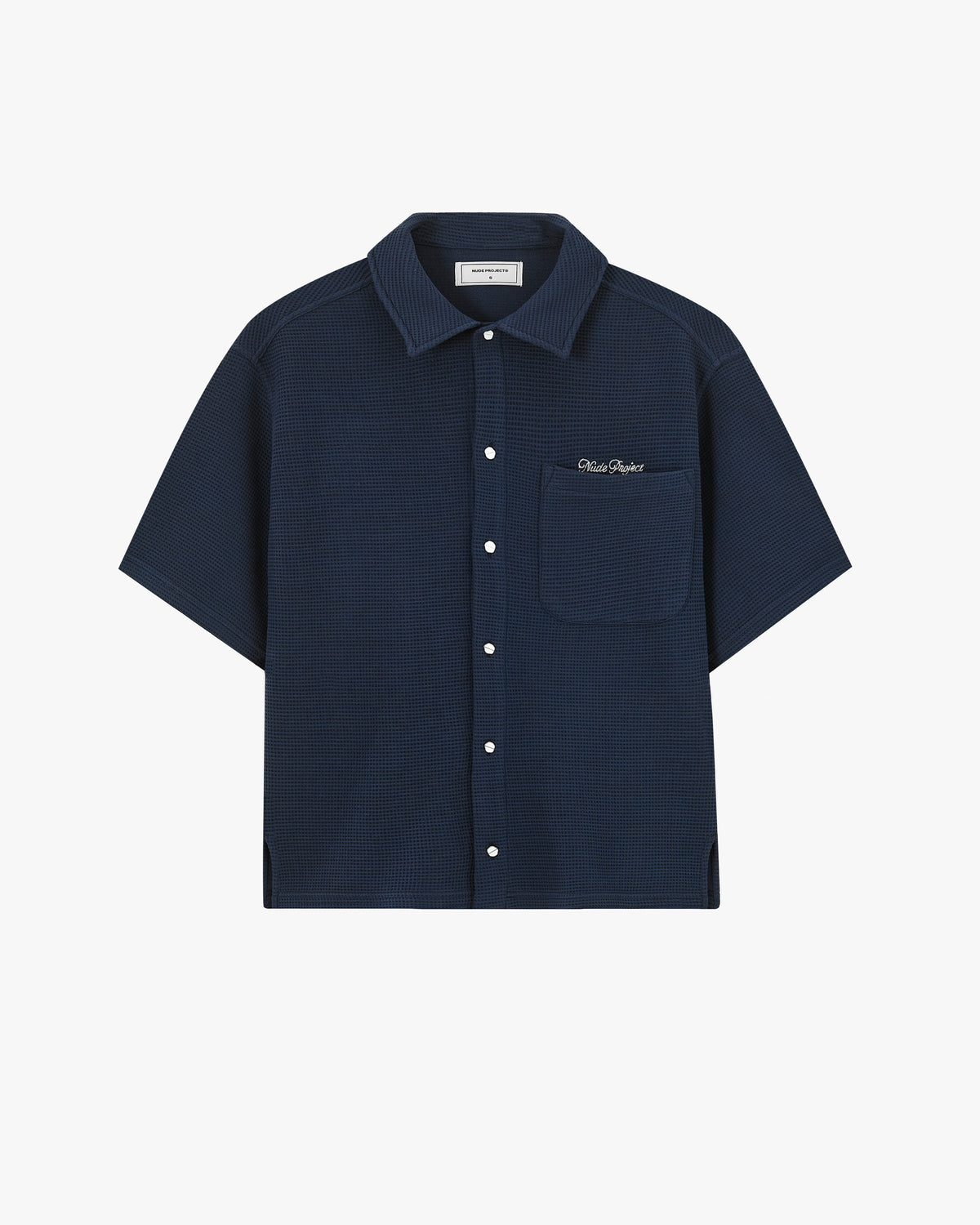 Marbella Waffle Shirt Navy