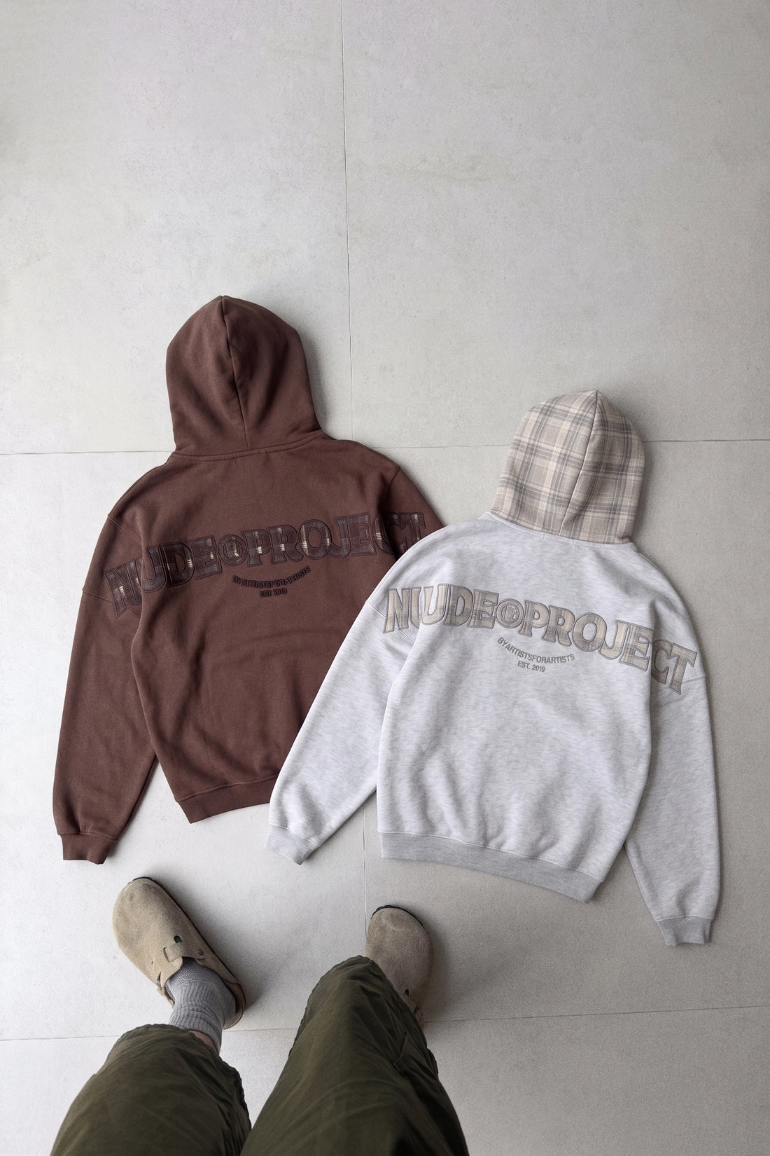 Monster Hoodie Grey