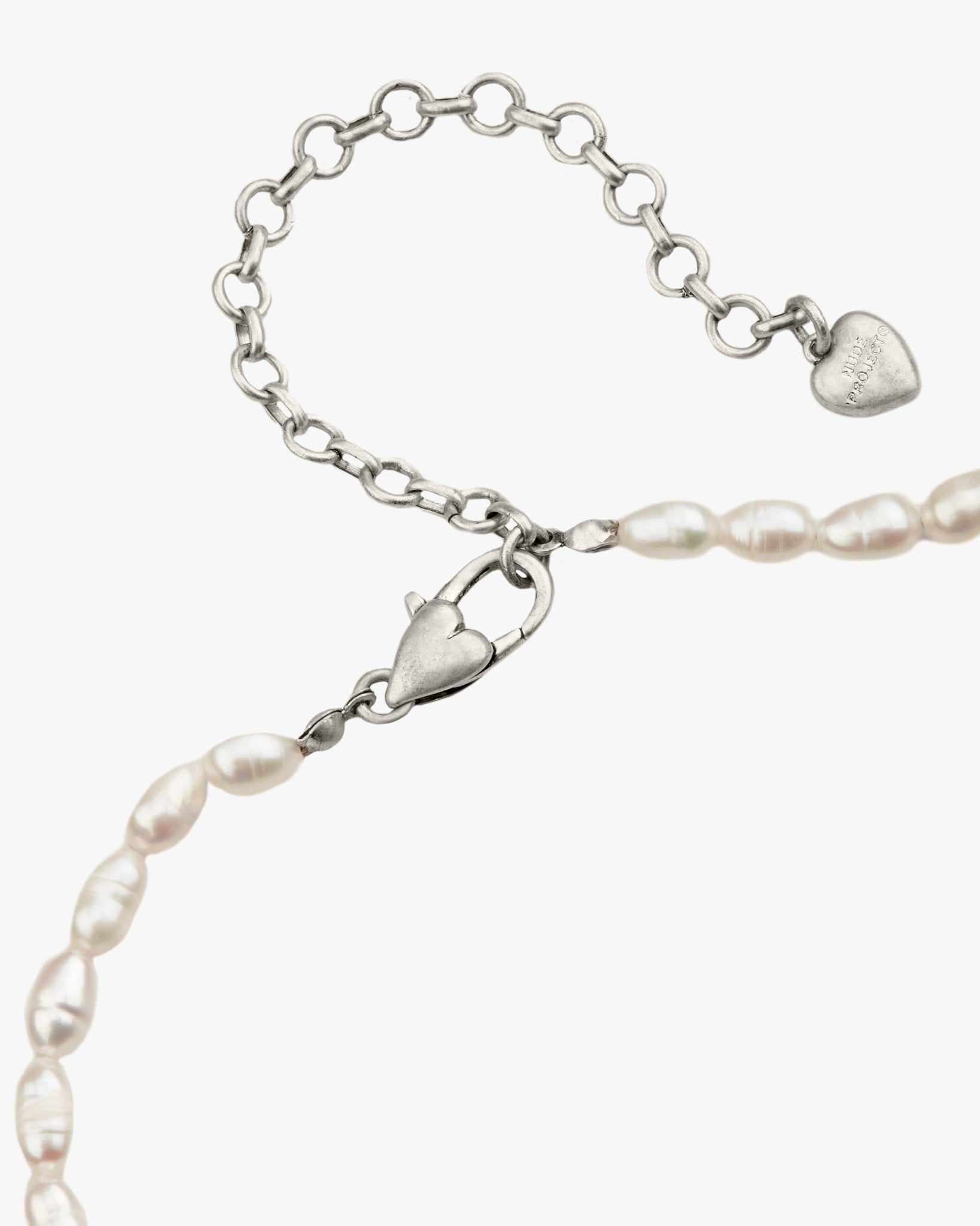 silver-pearls nude Sweet Pearl Necklace Silver – Nude Project