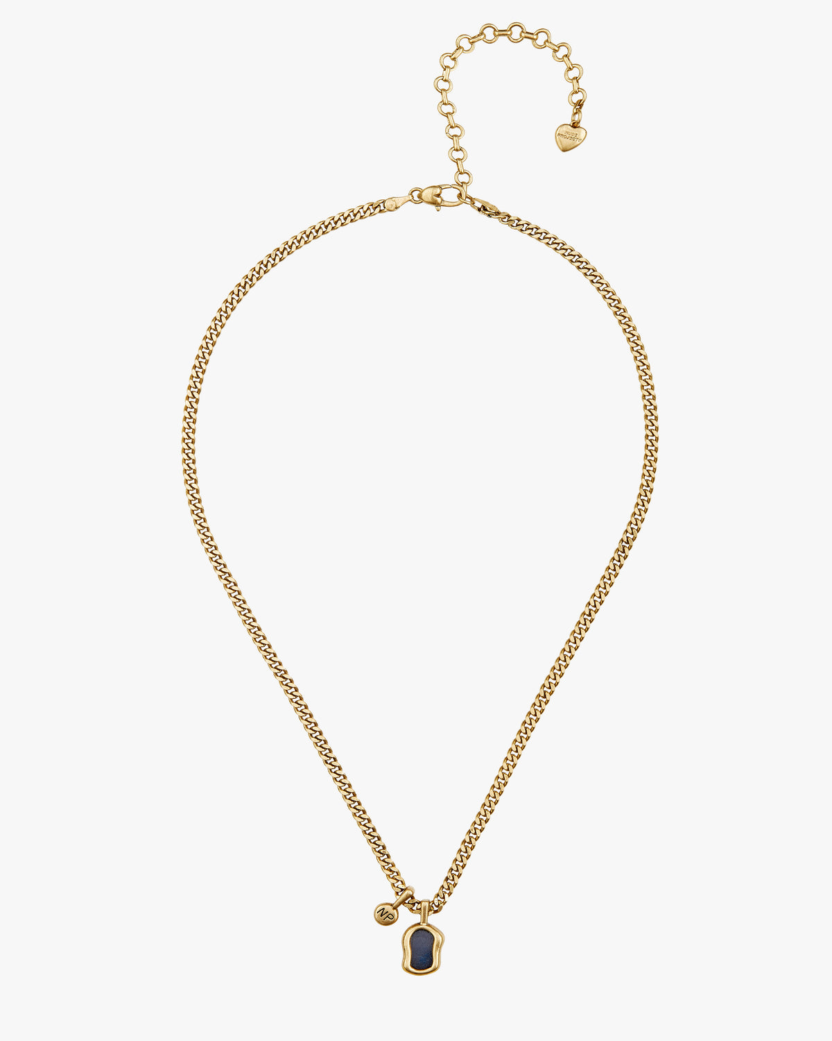 Blue Ocean Necklace Gold