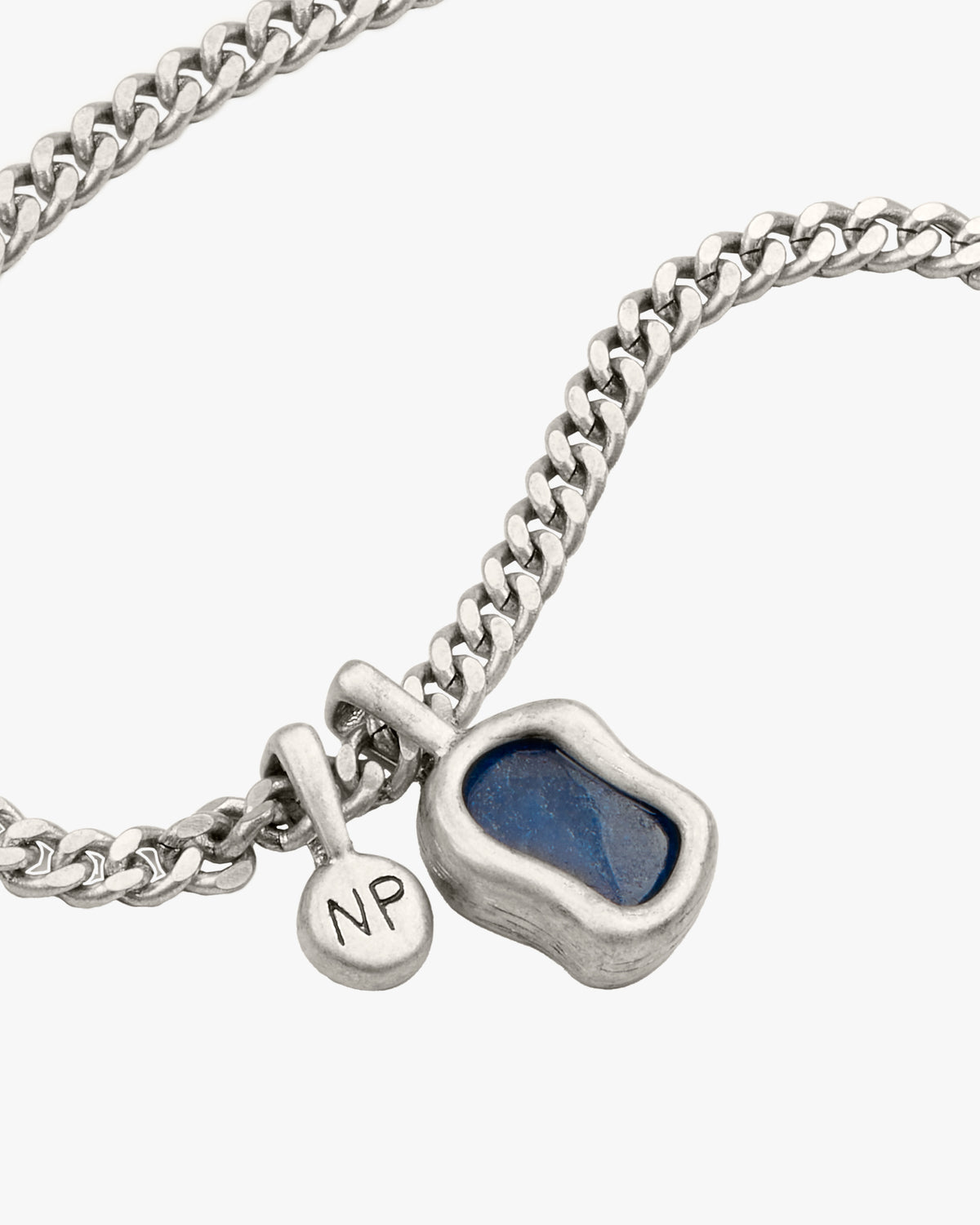 Blue Ocean Necklace Silver