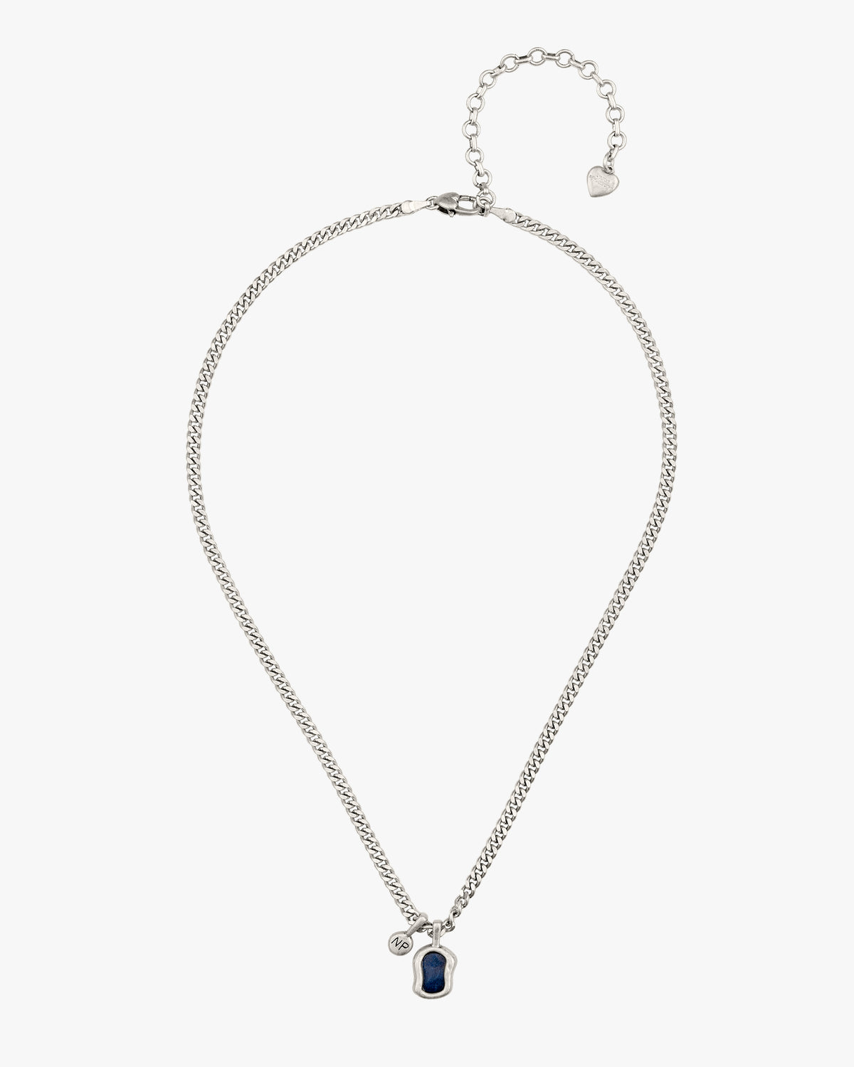 Blue Ocean Necklace Silver