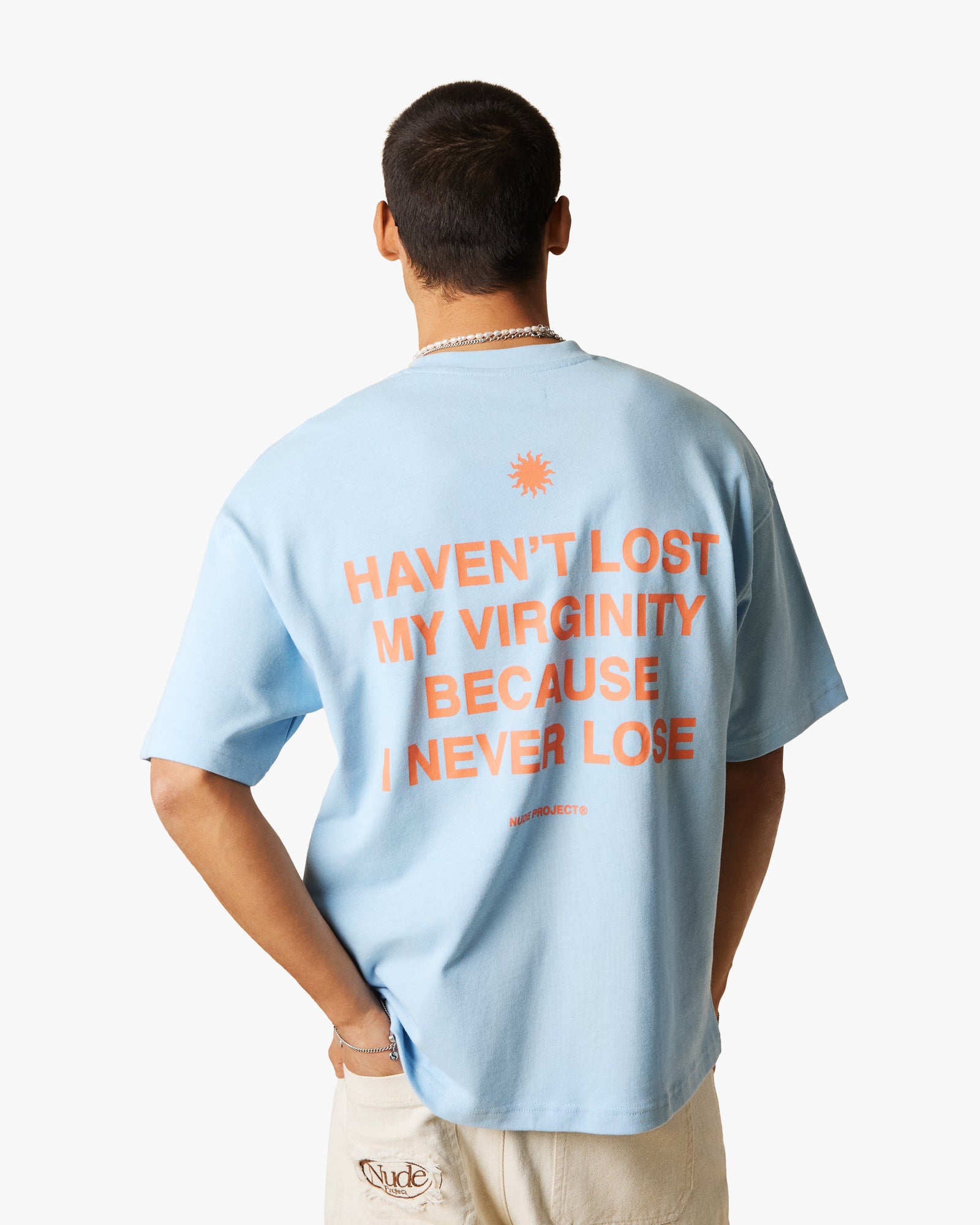 VIRGINITY TEE BABY BLUE – NUDE PROJECT