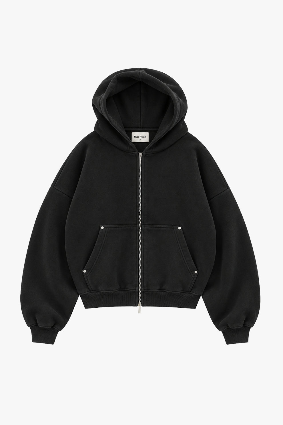 Beast Zip-Up Hoodie Black