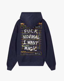 FUCK NORMAL HOODIE NAVY