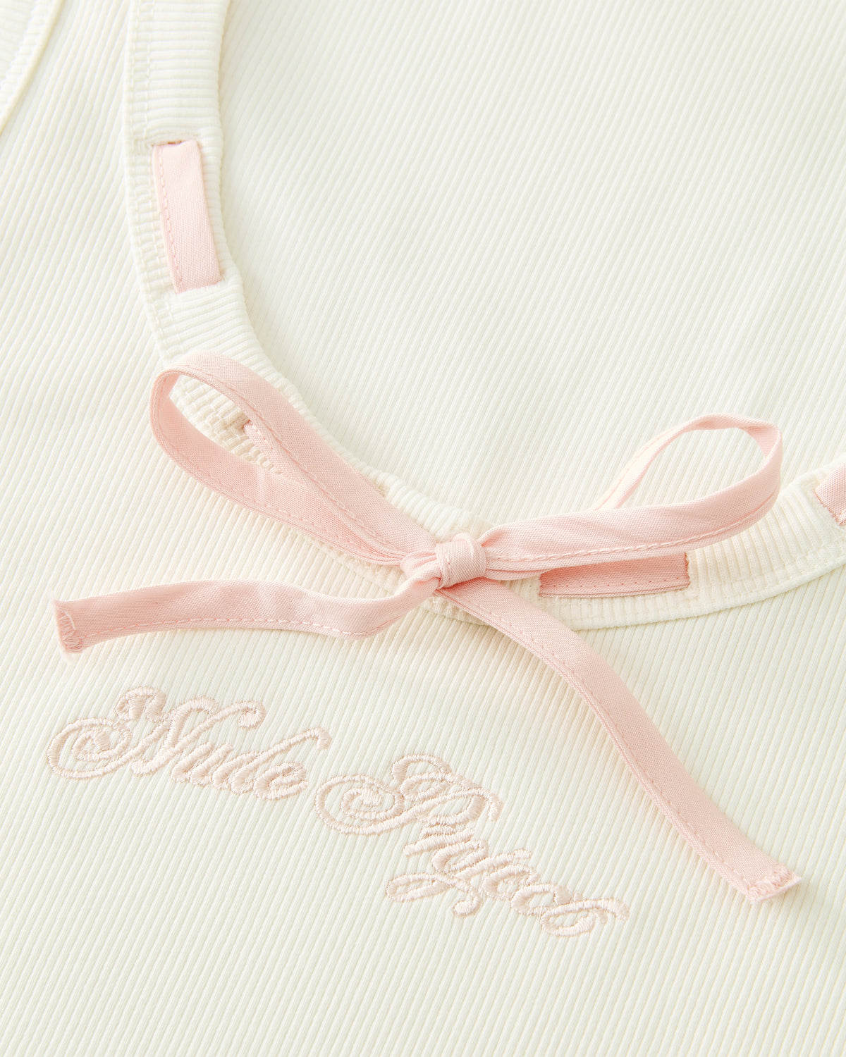 Cutie Bow Tank Top Pink