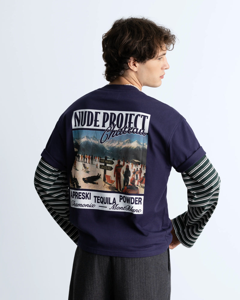 MAN [Model is 1.83 m / 6’0” wearing size M]