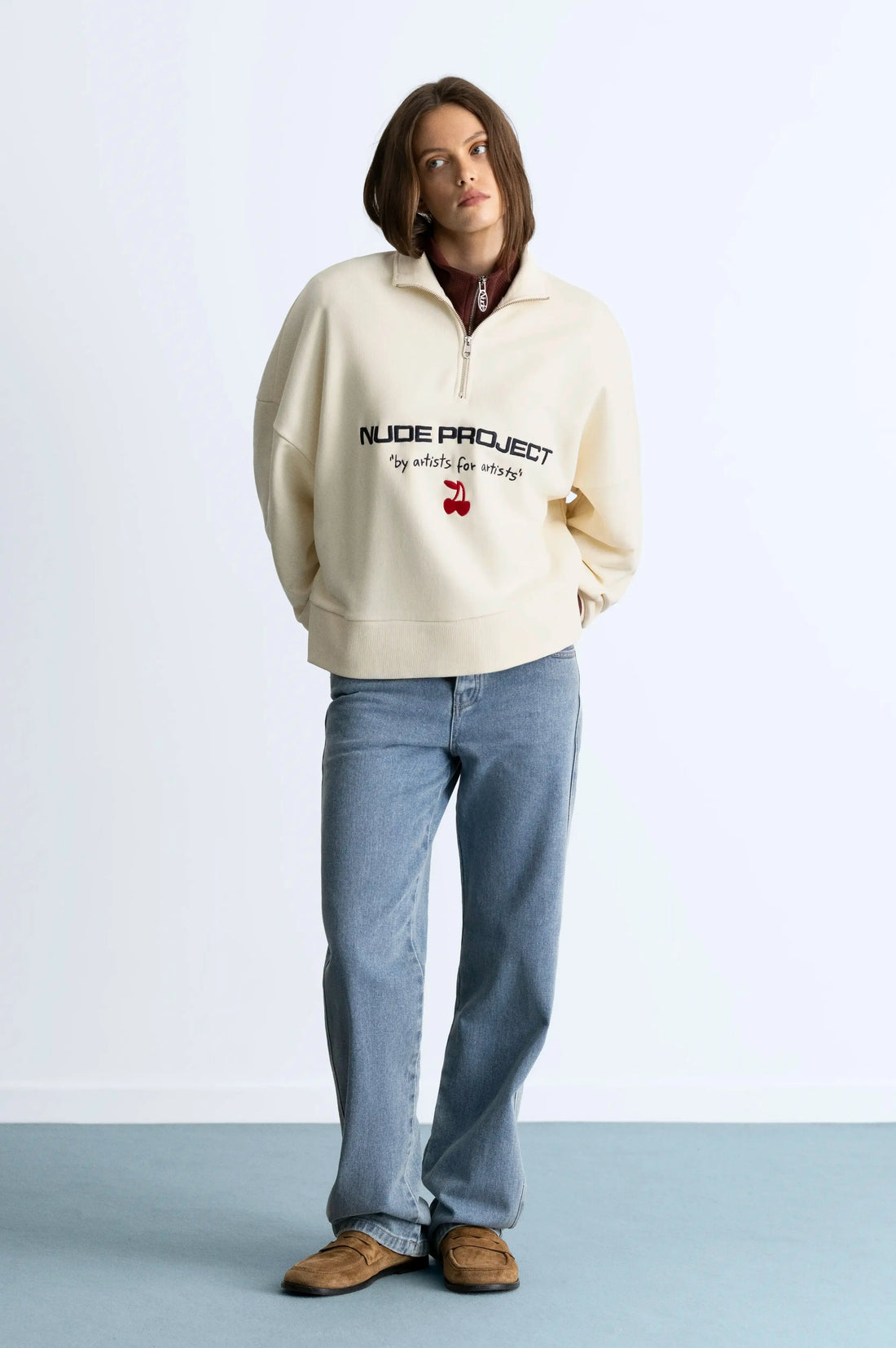Sport Quarter-Zip Marshmallow