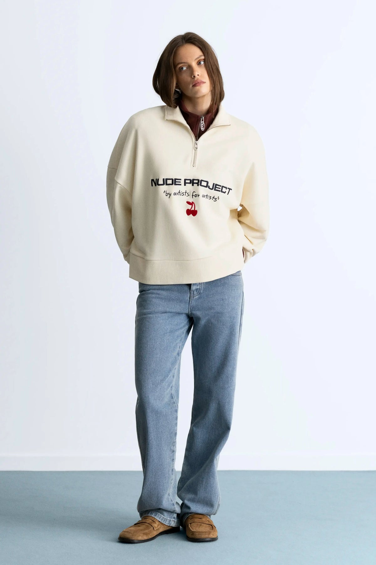 Sport Quarter-Zip Marshmallow