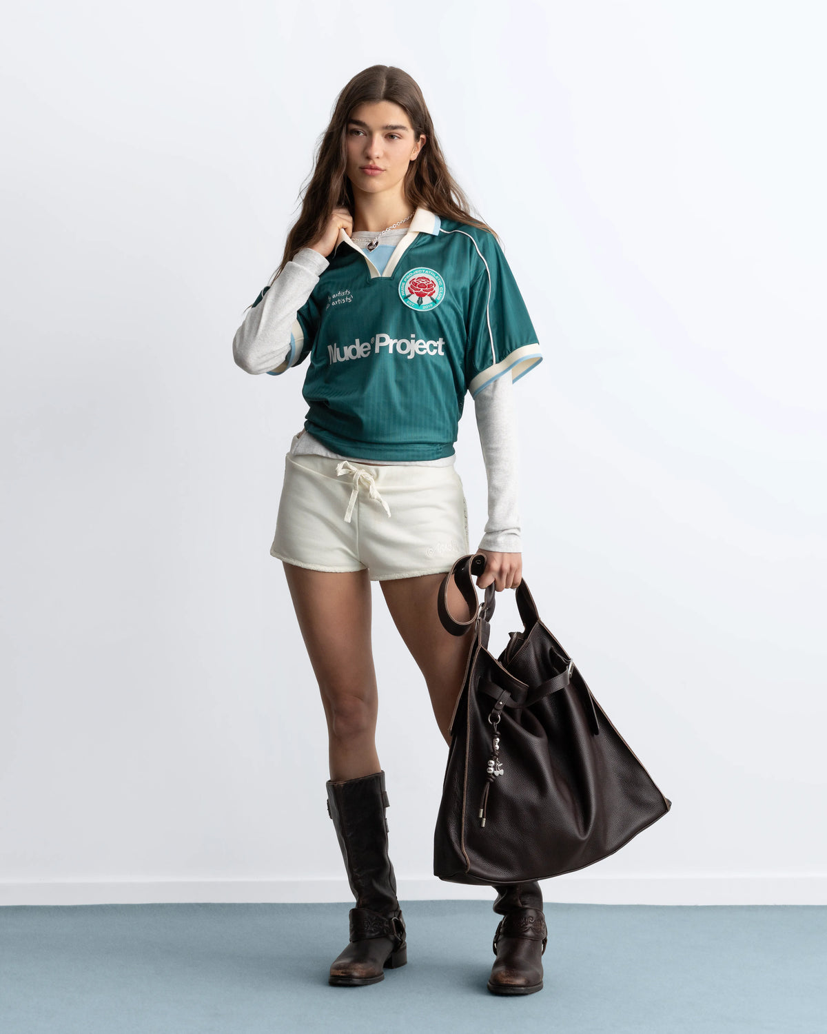 Basic Football Tee Green
