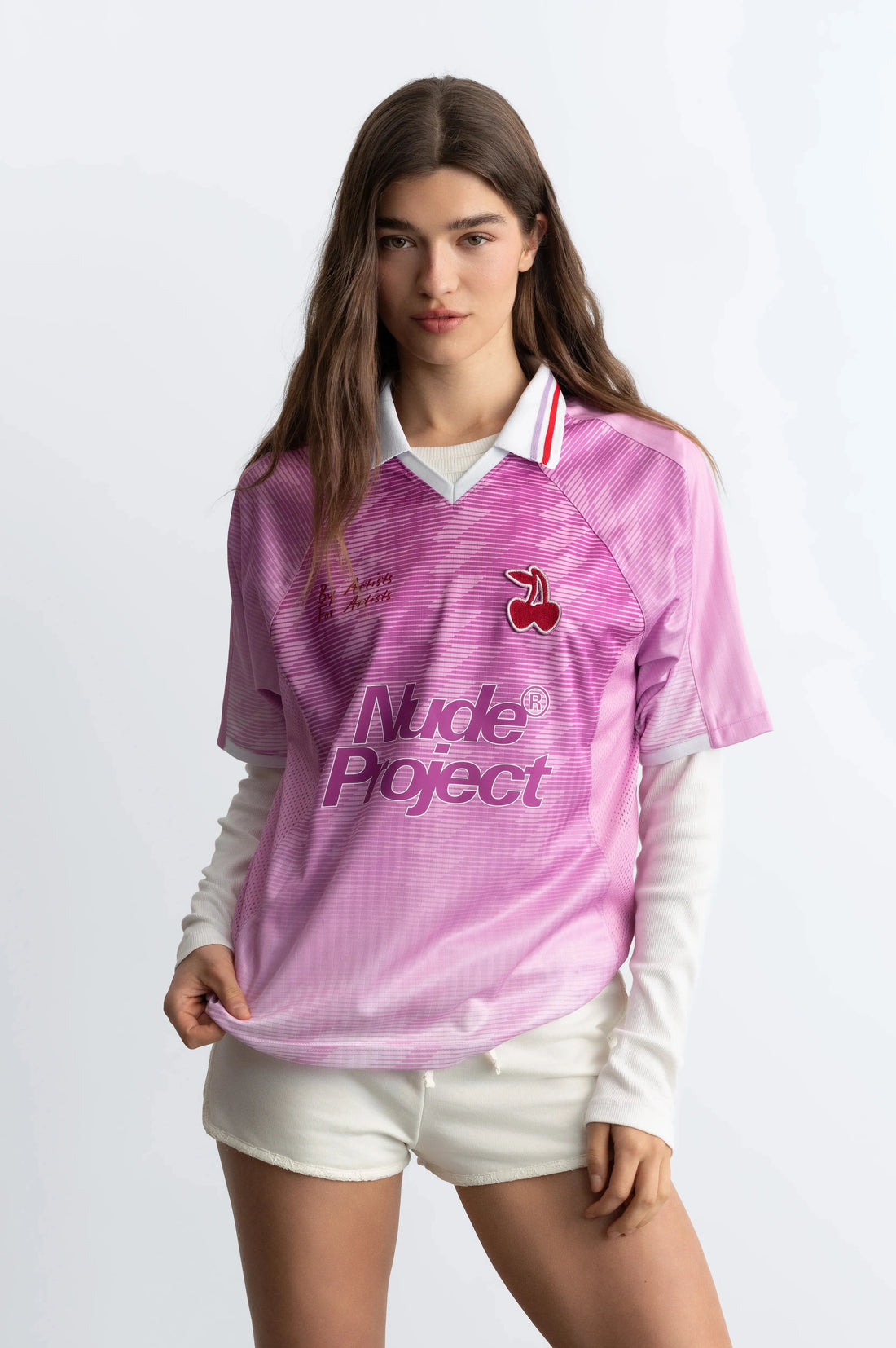 Radja Football Tee Pink