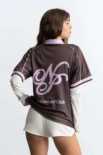 Basic Football Tee Brown
