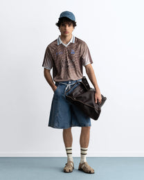 Radja Football Tee Brown