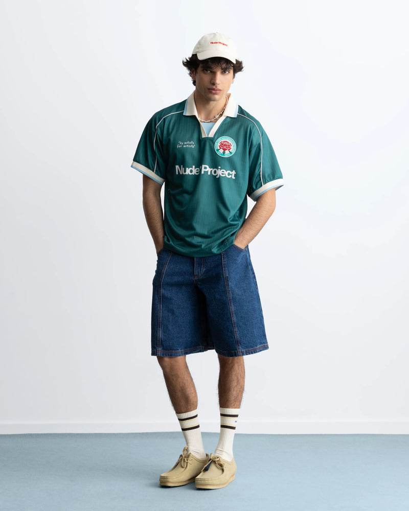 Basic Football Tee Green