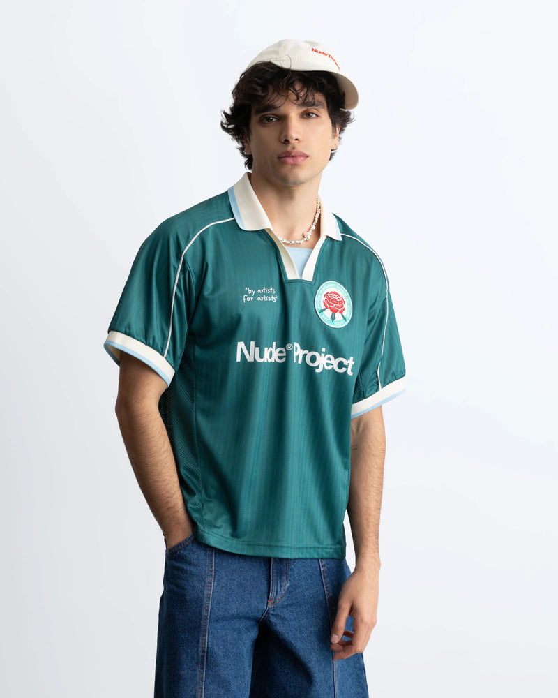 Basic Football Tee Green