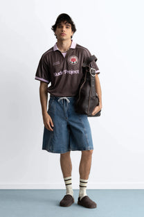 Basic Football Tee Brown
