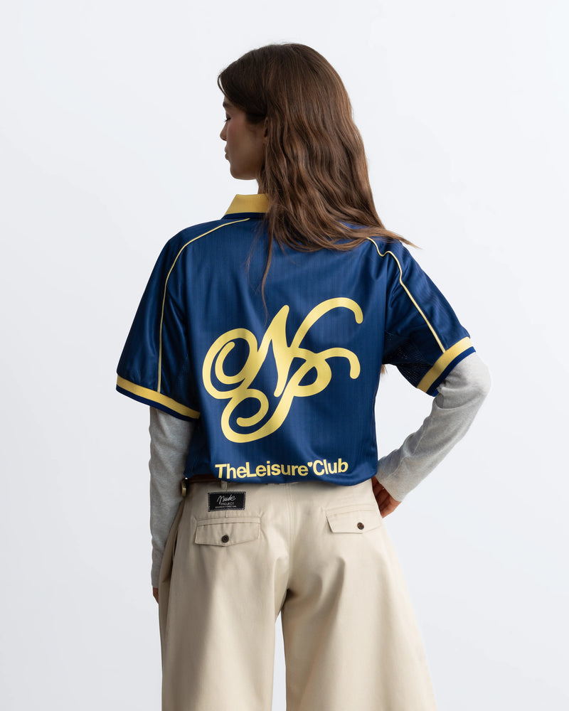 Basic Football Tee Navy