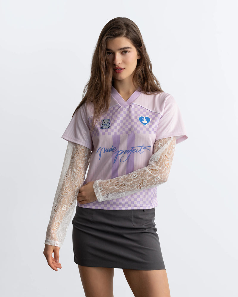 Osito Football Lace Long-Sleeve Tee