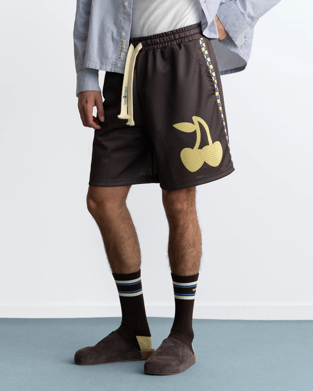 Basic Mesh Short Brown