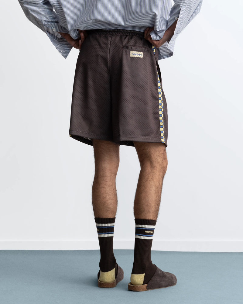 Basic Mesh Short Brown