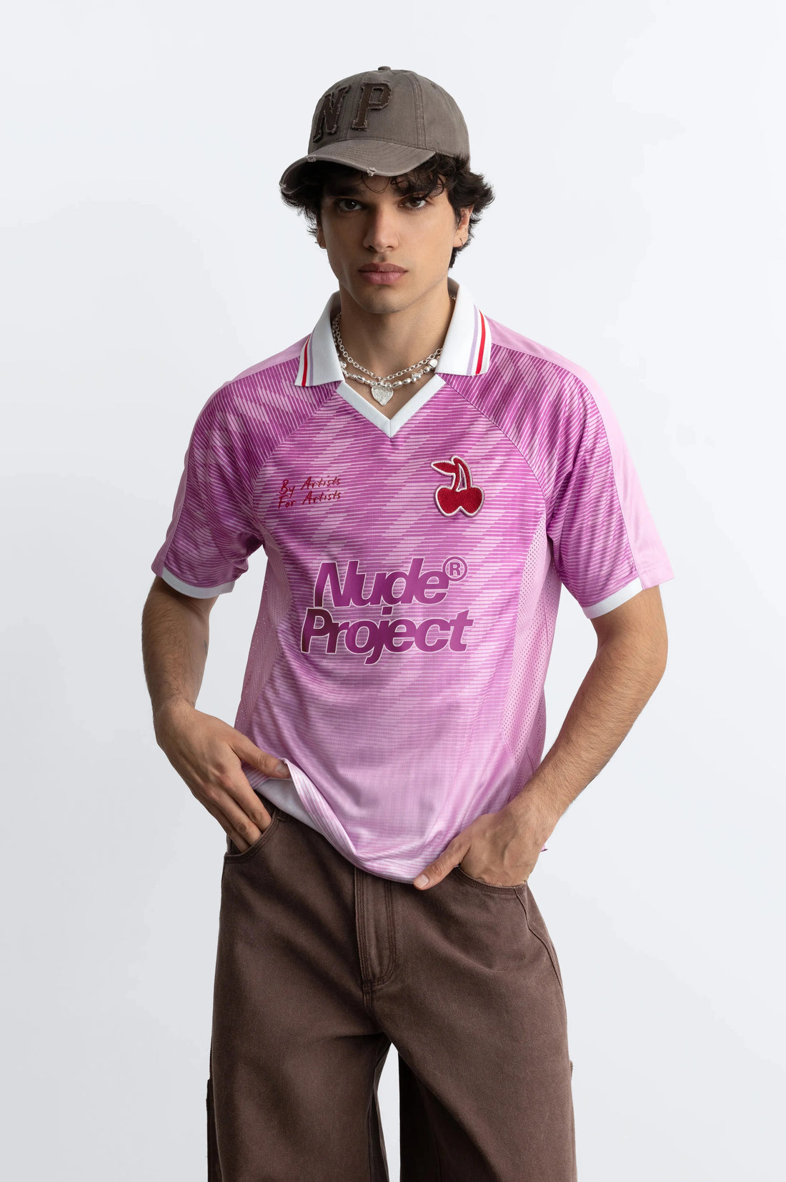 Radja Football Tee Pink