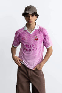Radja Football Tee Pink
