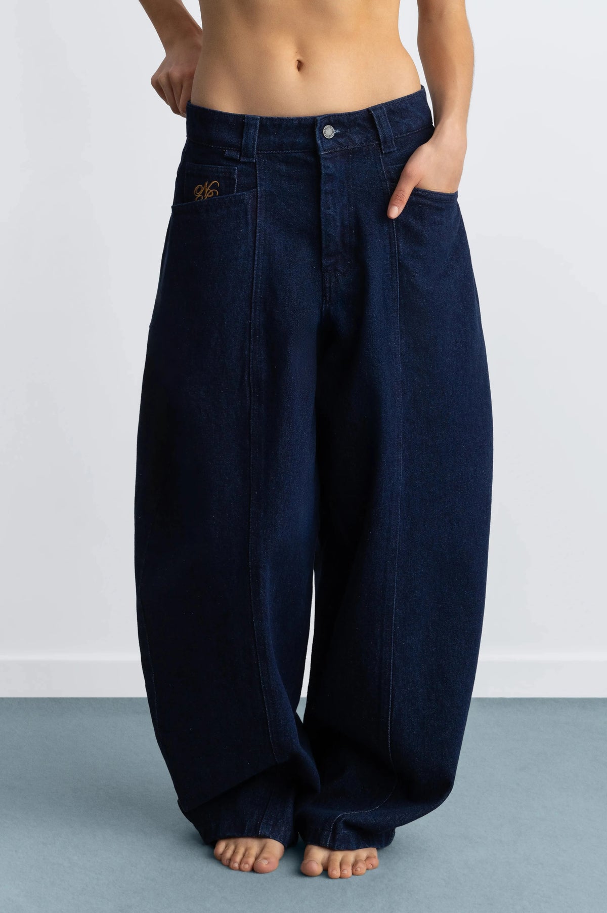Barrel Jeans Dark Indigo
