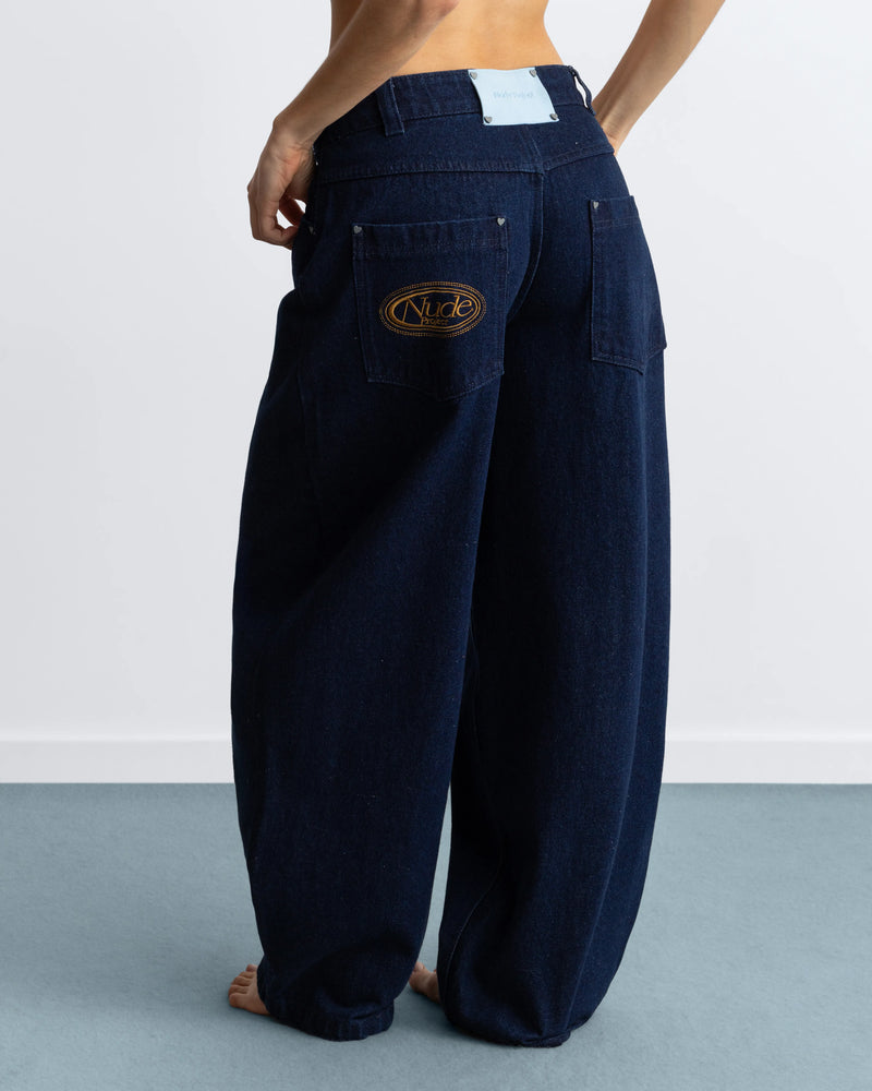 Barrel Jeans Dark Indigo