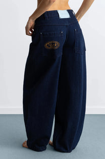 Barrel Jeans Dark Indigo