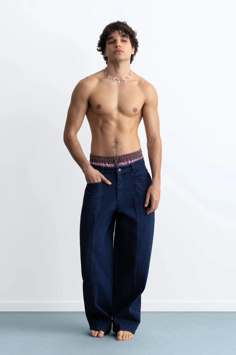 Barrel Jeans Dark Indigo