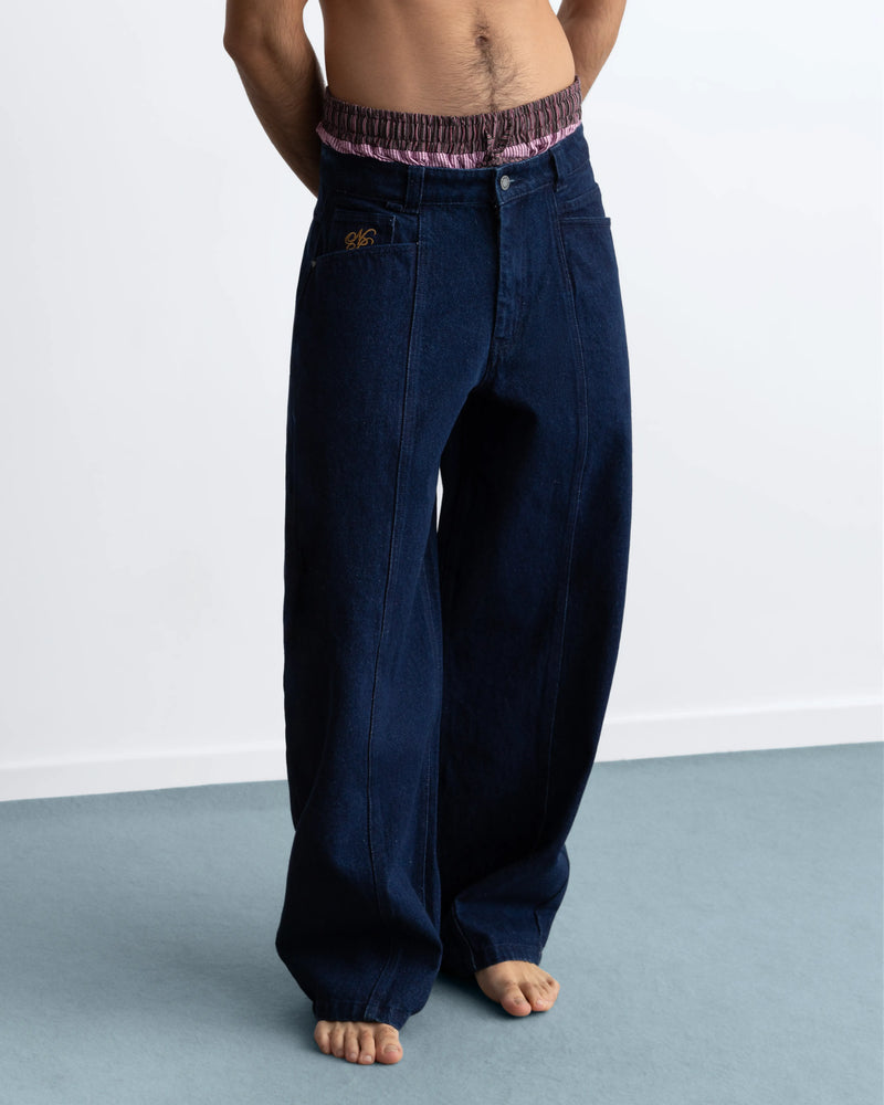 Barrel Jeans Dark Indigo