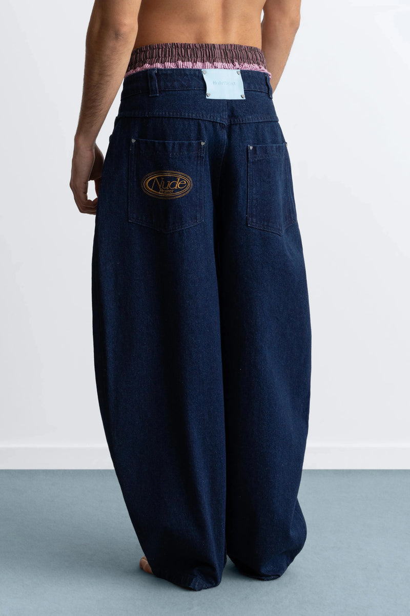 Barrel Jeans Dark Indigo