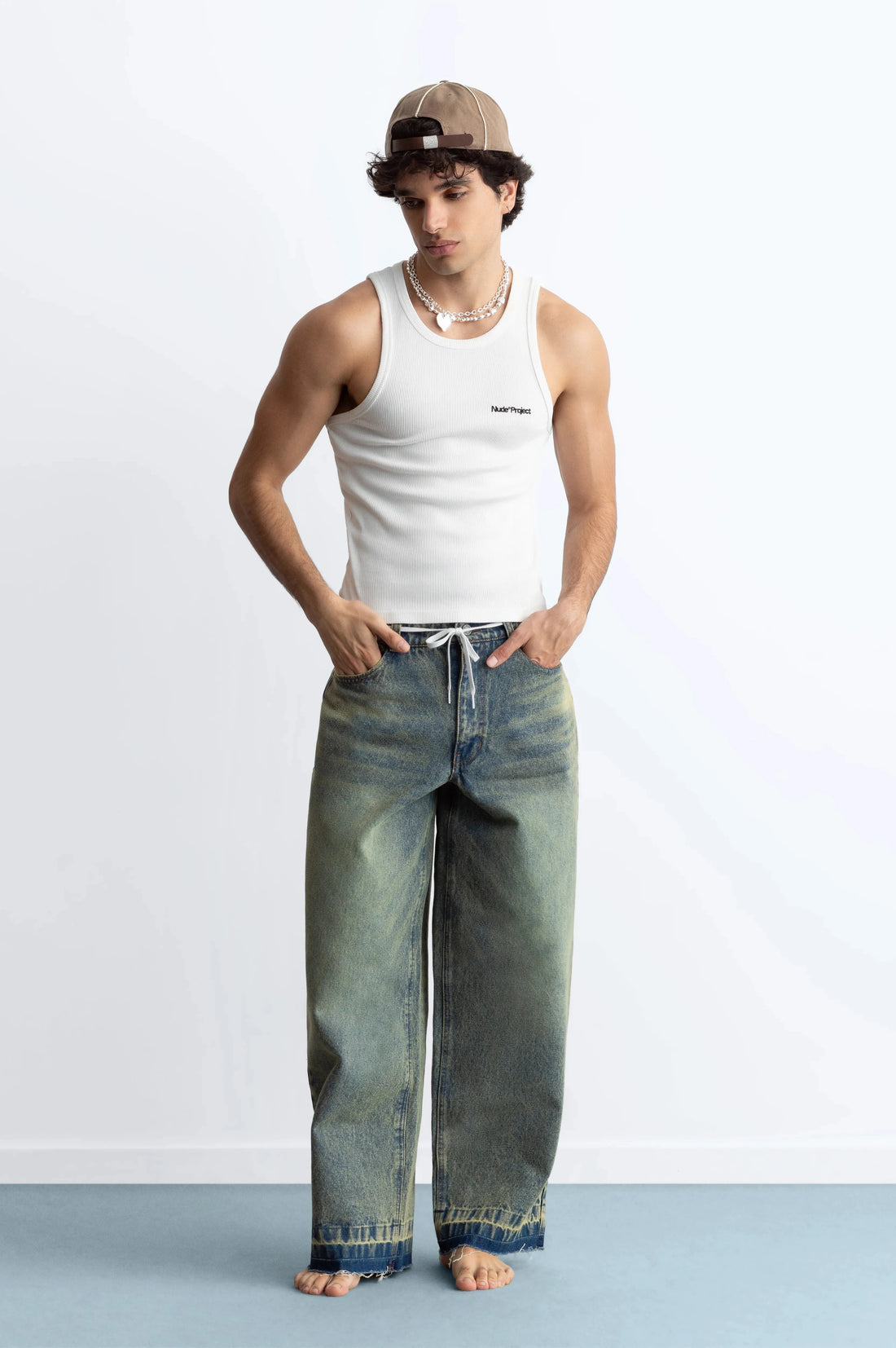 Old Baggy Jeans Light Sand Wash