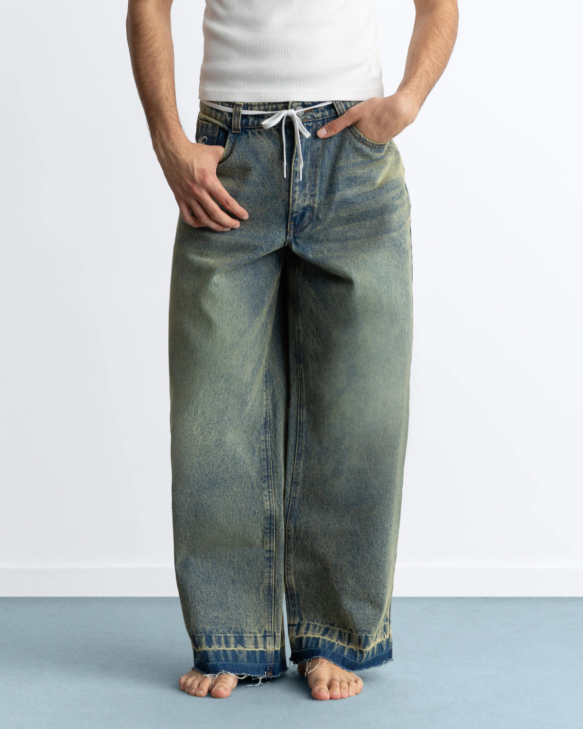 Old Baggy Jeans Light Sand Wash