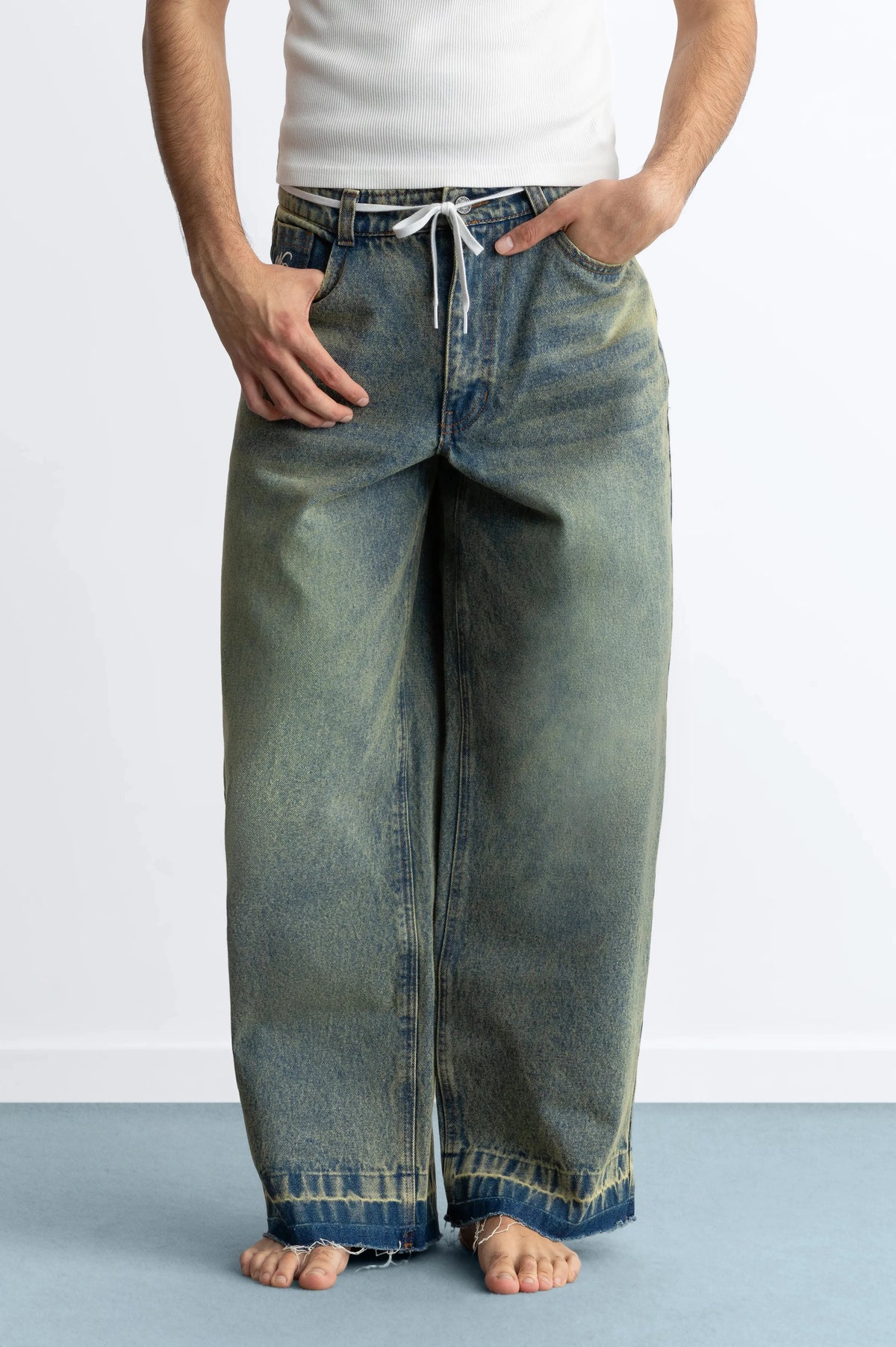 Old Baggy Jeans Light Sand Wash