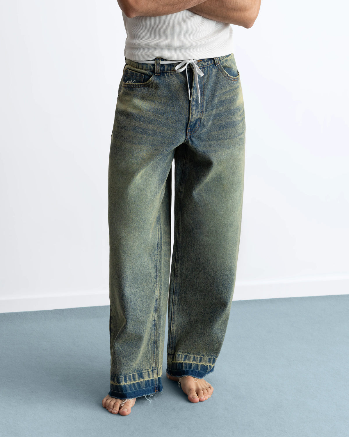 Old Baggy Jeans Light Sand Wash
