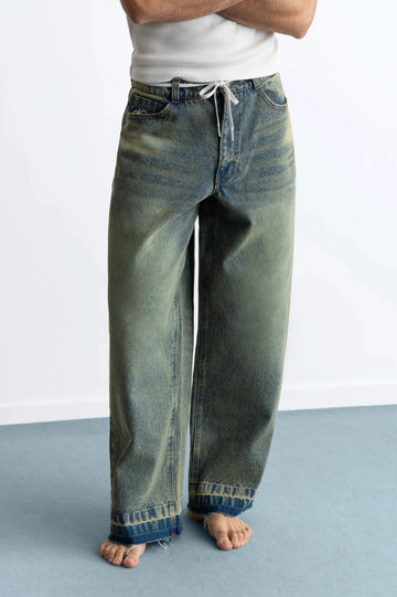 Old Baggy Jeans Light Sand Wash