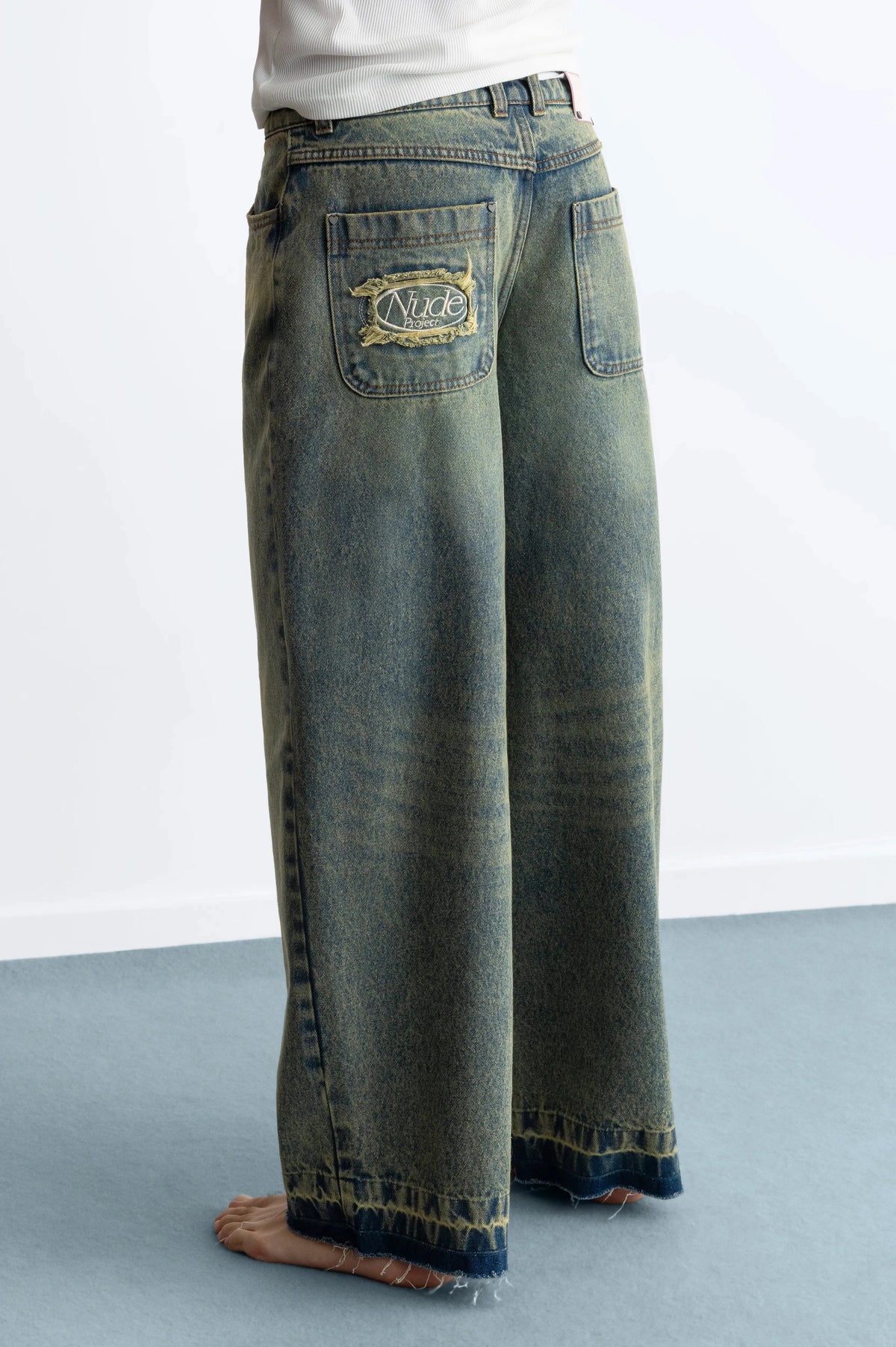 Old Baggy Jeans Light Sand Wash