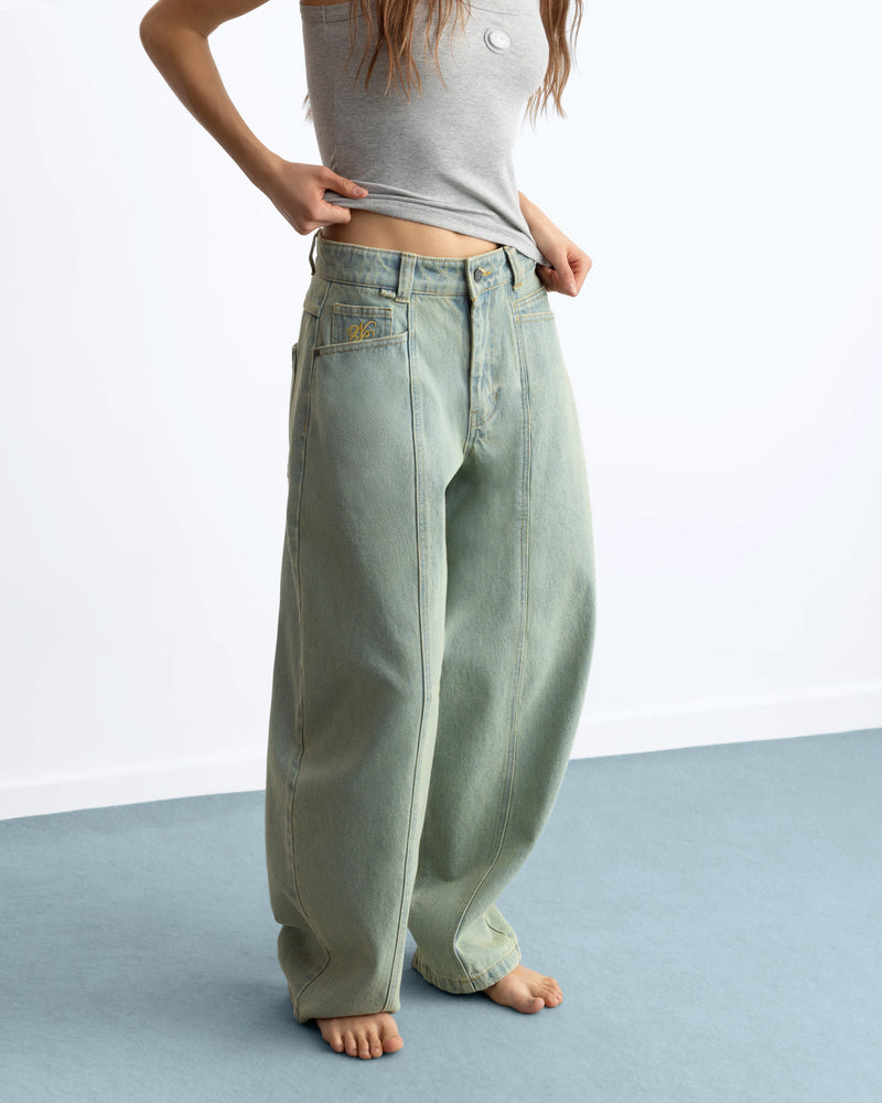 Barrel Jeans Dirty Stone Wash