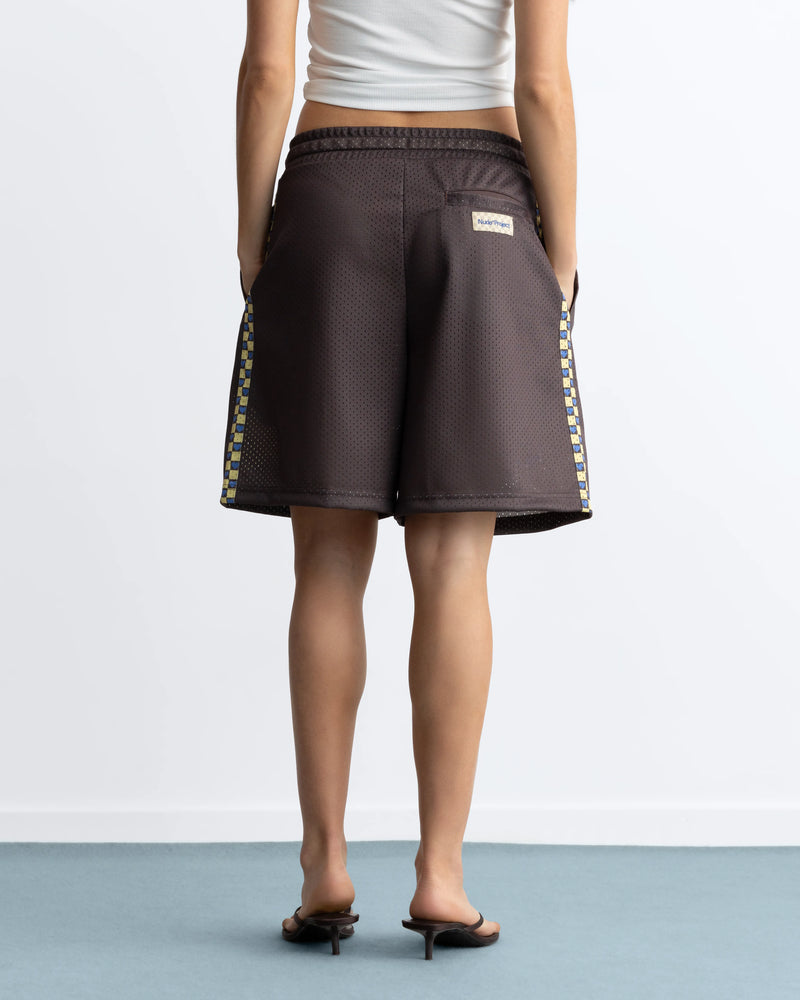 Basic Mesh Short Brown