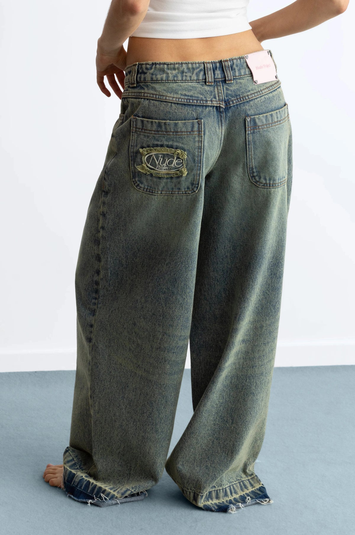 Old Baggy Jeans Light Sand Wash