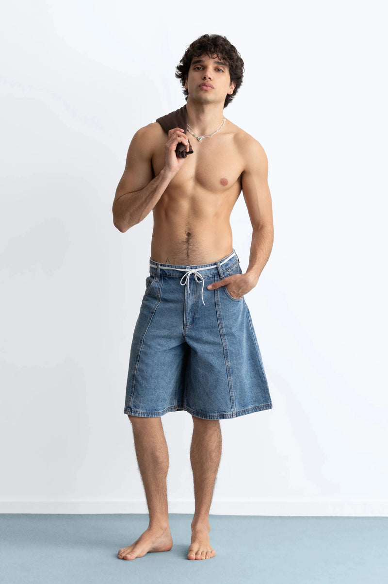 Denim Jorts Blue