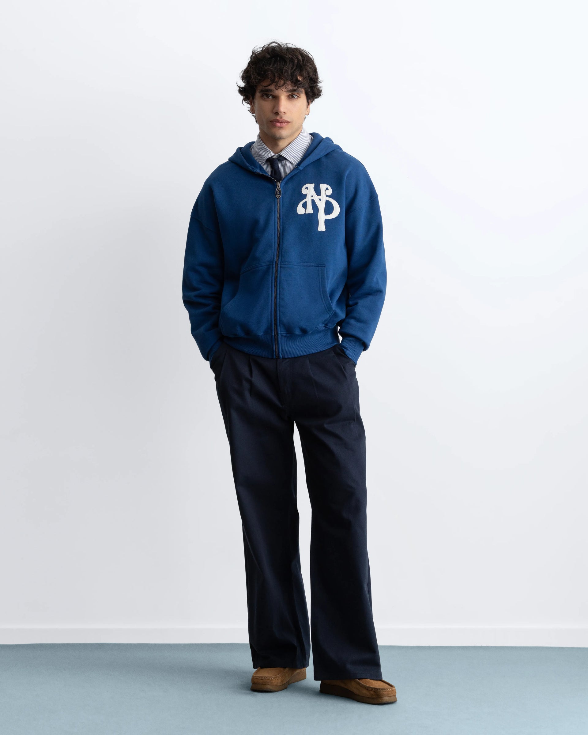 Kill Bill Zip-Up Hoodie Blue