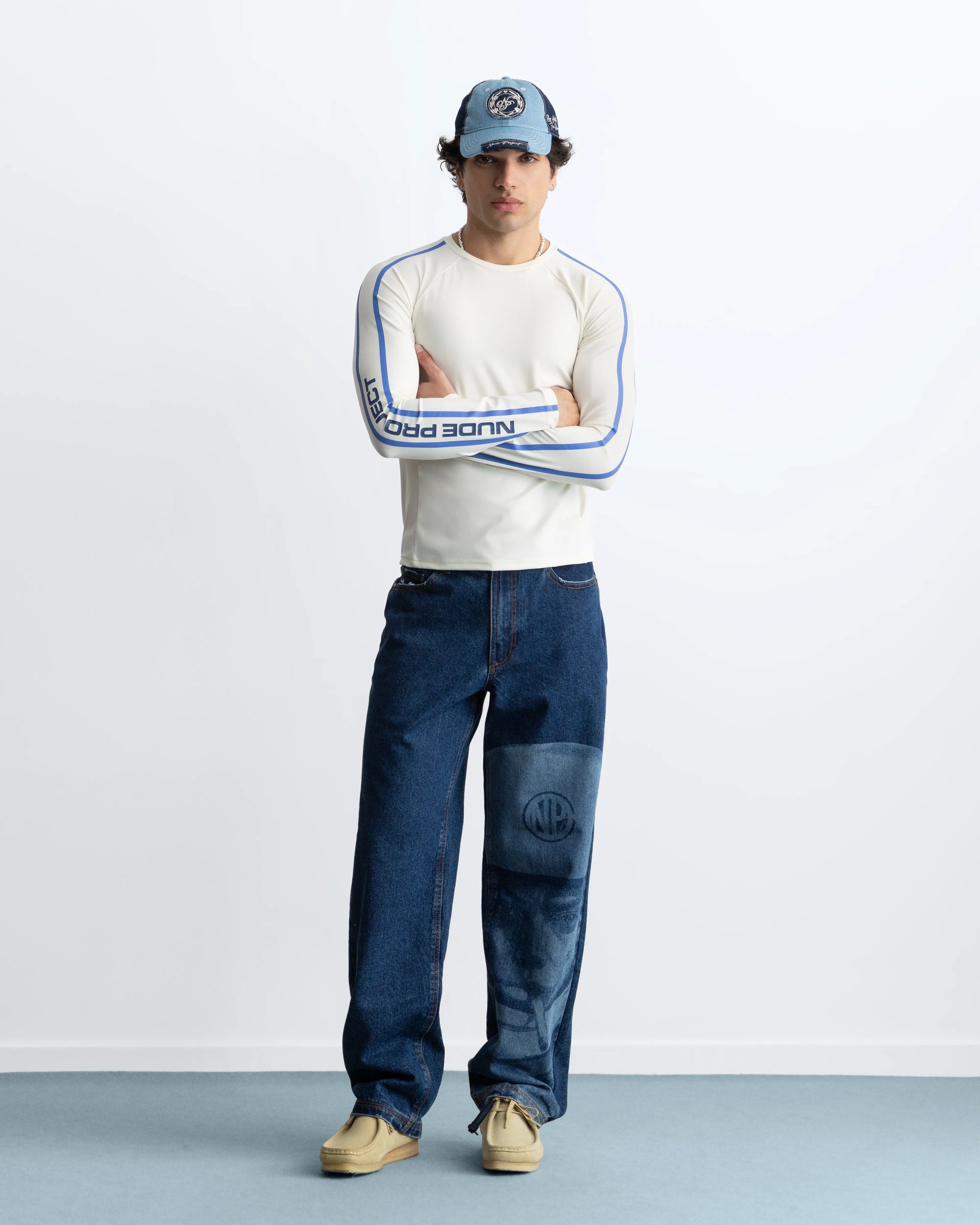 Suzuka Slim Long-Sleeve Tee Ivory