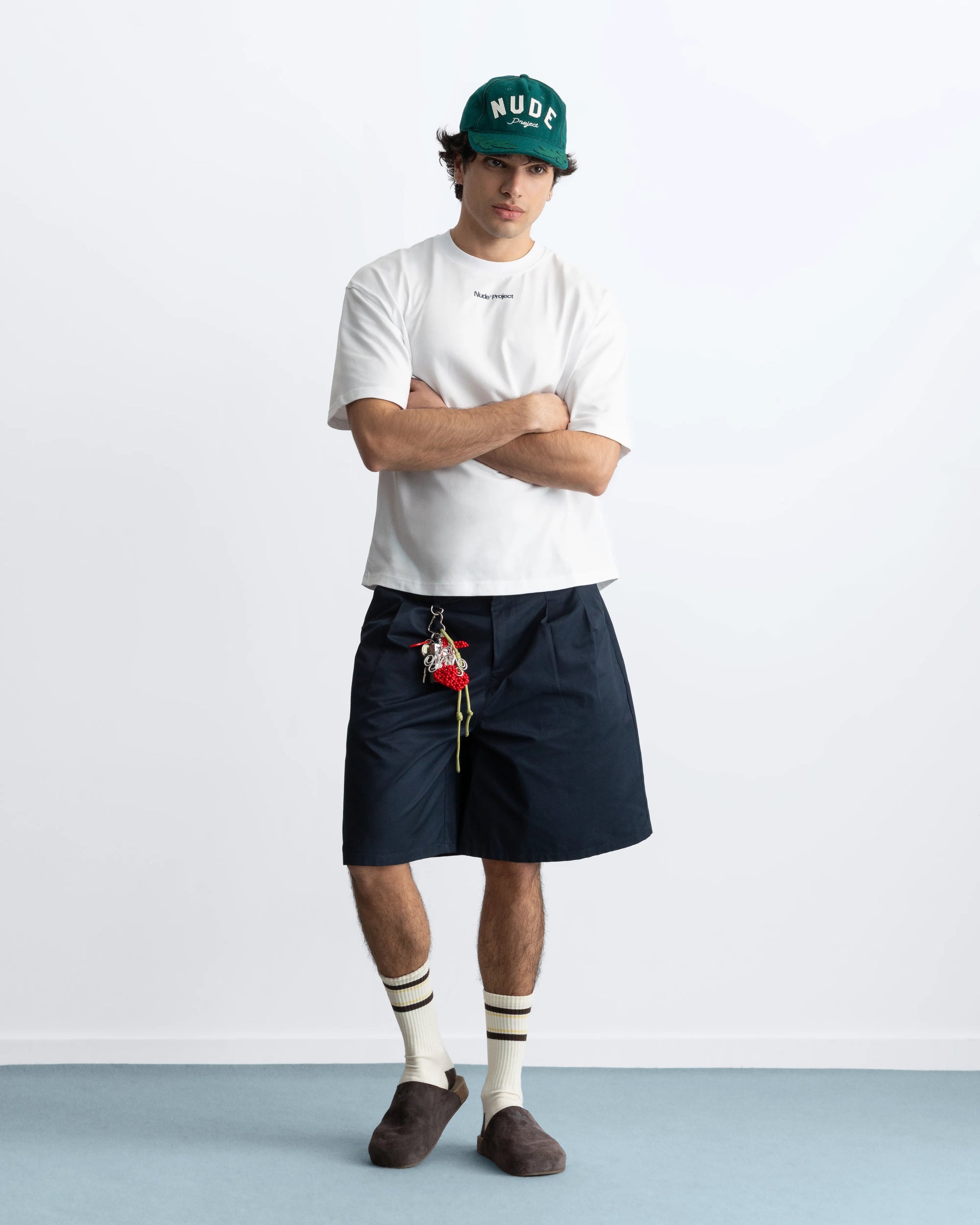 Play With Logo Tee White