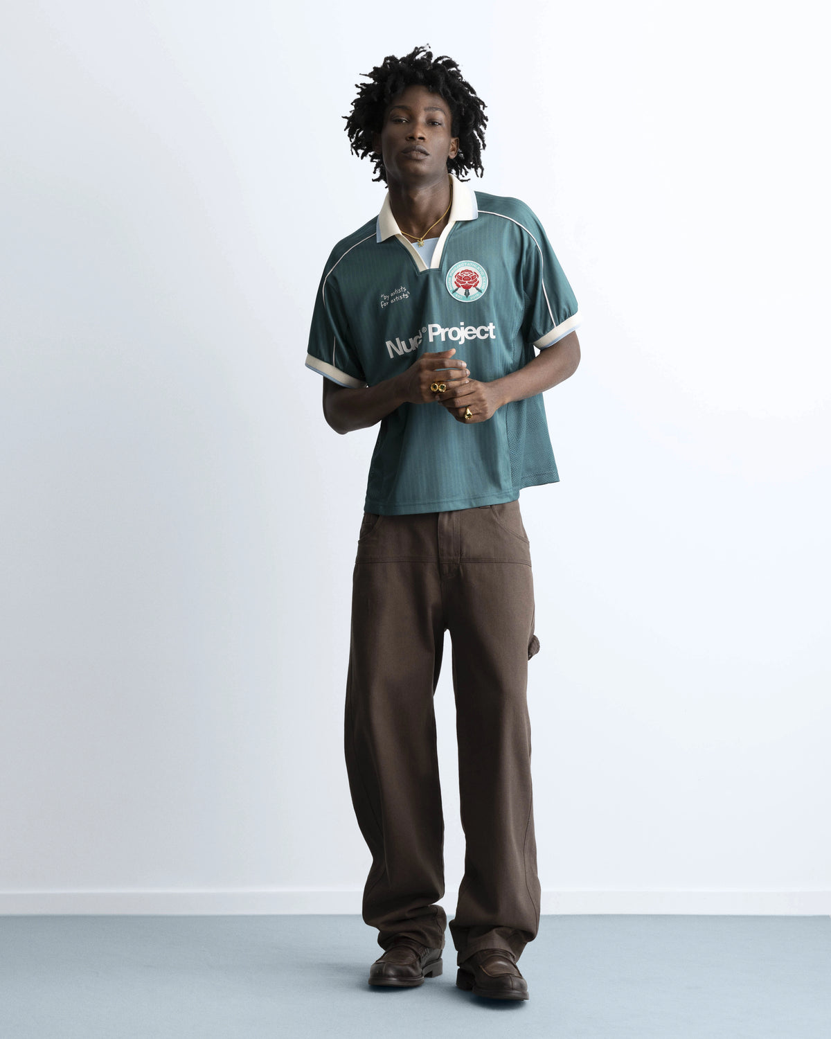 Basic Football Tee Green