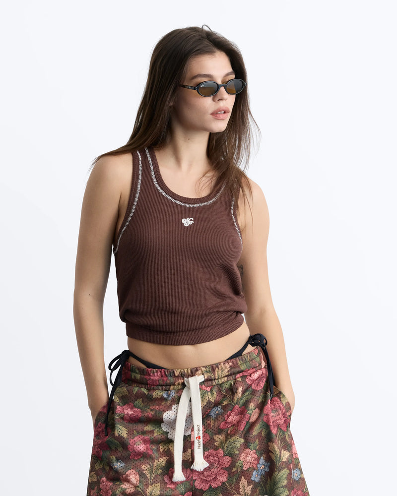 Contrast Stitch Tank Top 2xPack